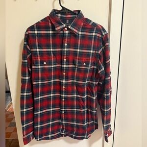 Ralph Lauren Red and Blue Plaid Casual Shirt